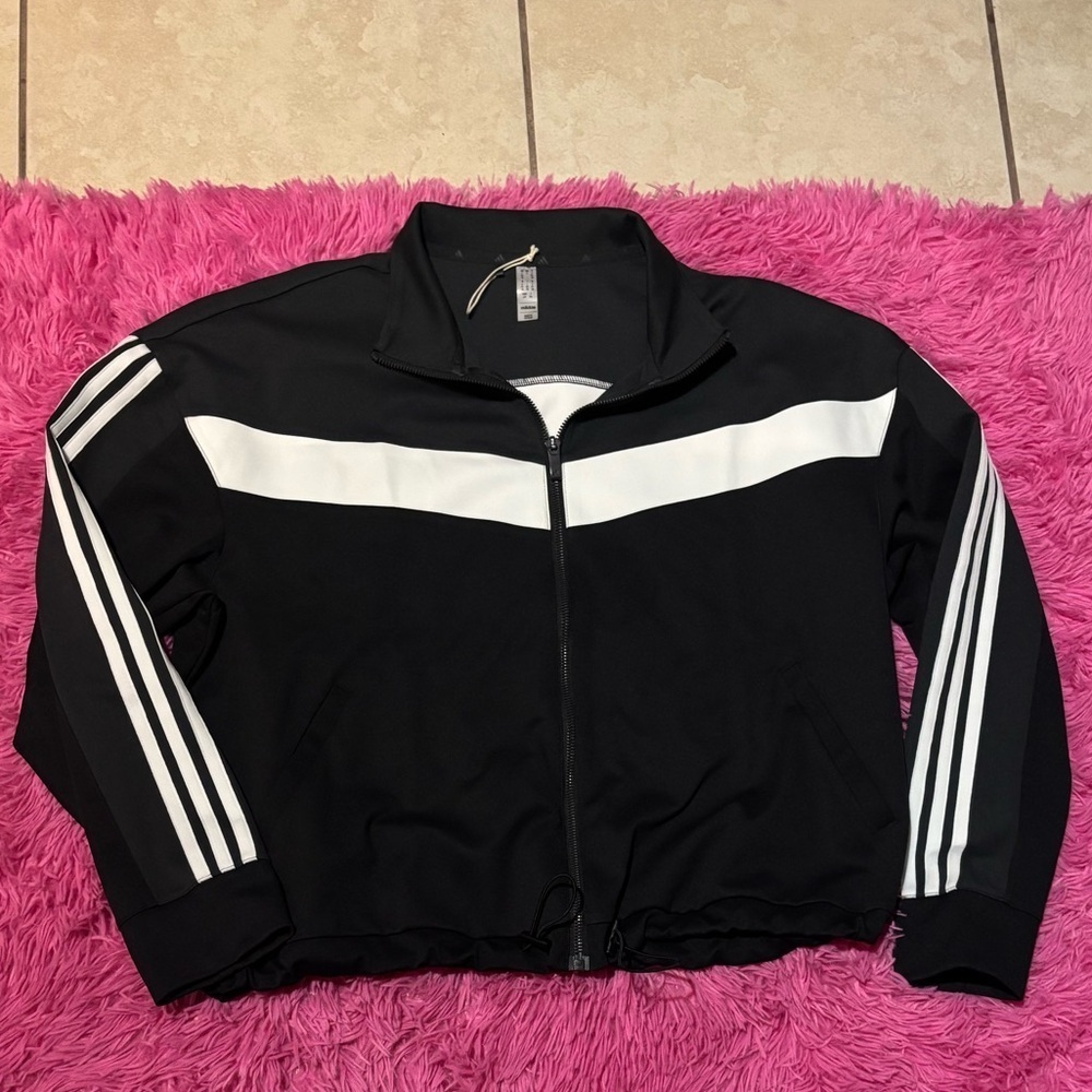 Adidas Performance Twistknit Long Sleeve Jacket Women Size Large